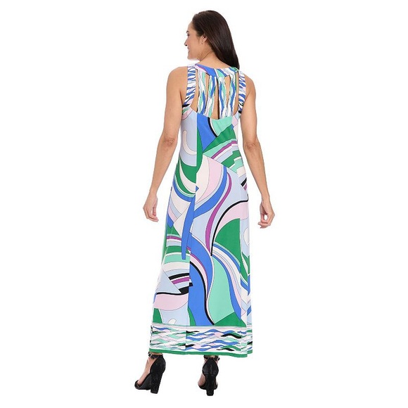 Pucci Inspired Maxi Dress - Picture 5 of 6